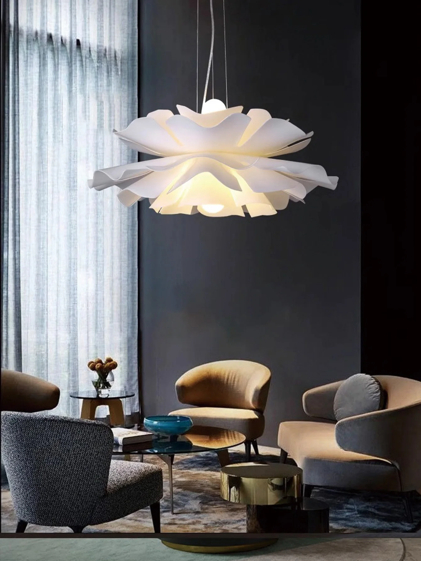 Modern Minimalist White Acrylic Flower Hanging pendant lamp,Lustre Dining Room,Bedroom,Decoration Home ceiling light fixture
Modern Minimalist White Acrylic Flower Hanging pendant lamp,Lustre Dining Room,Bedroom,Decoration Home ceiling light fixture
