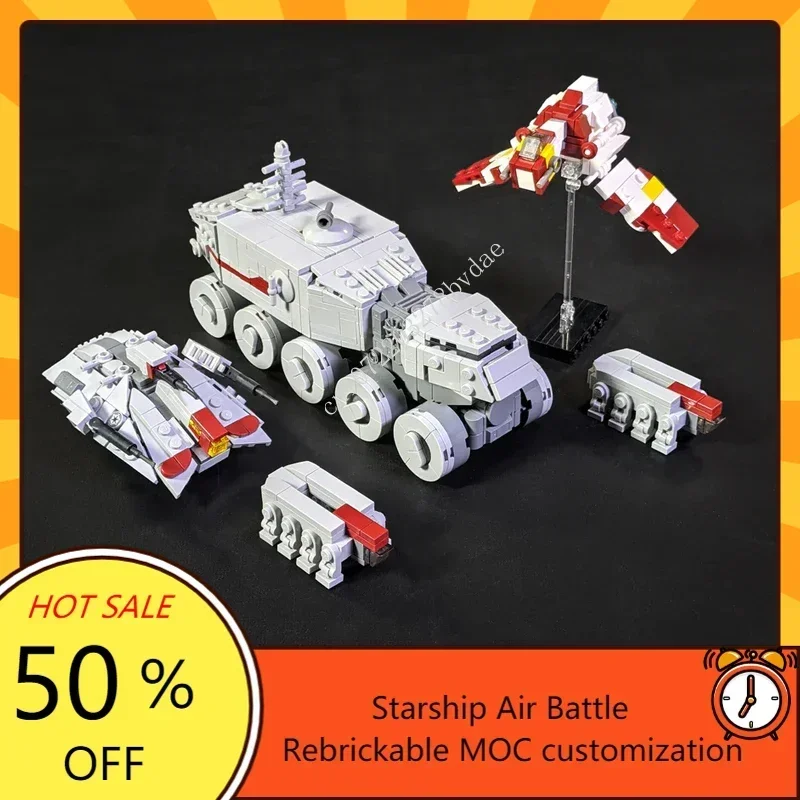 1055 шт. MOC Space Battle Series Turbo Tank Bundle-микромасштабная модель, строительные блоки, технологические кирпичи, сборка своими руками, игрушки, подарки
1055 шт. MOC Space Battle Series Turbo Tank Bundle-микромасштабная модель, строительные блоки, технологические кирпичи, сборка своими руками, игрушки, подарки