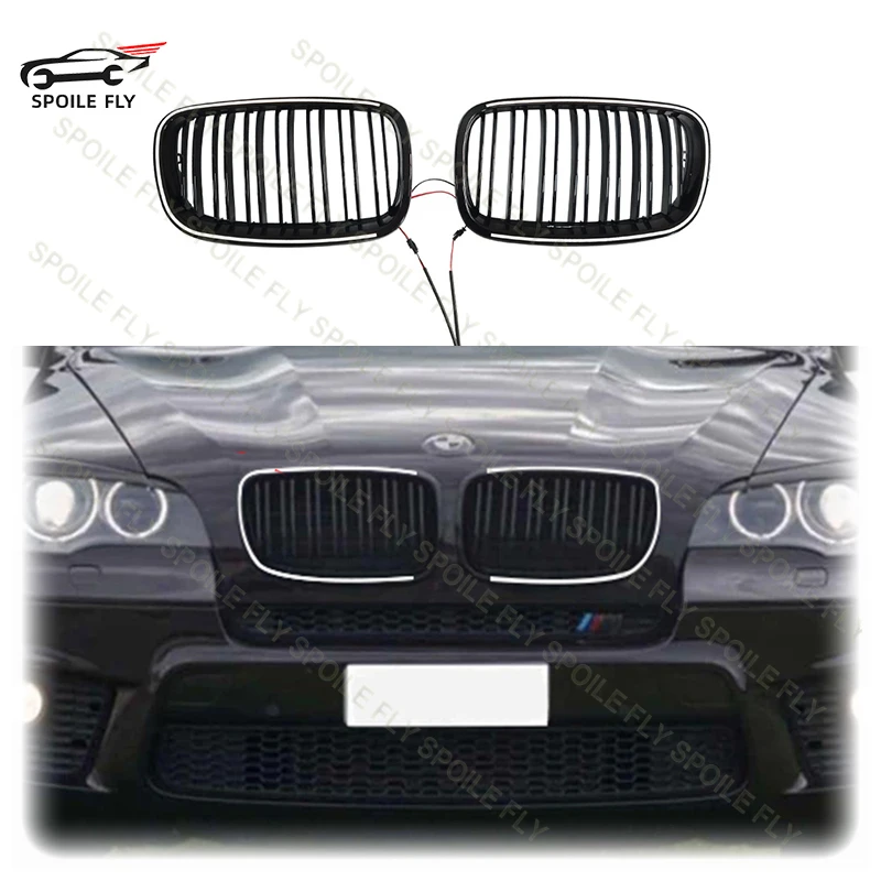 High Quality ABS Car Front Grille With Led Light Grill Glossy Black For BMW X5 X6 E70 E71 2008 2009 2010 2011 2012 2013 2014
High Quality ABS Car Front Grille With Led Light Grill Glossy Black For BMW X5 X6 E70 E71 2008 2009 2010 2011 2012 2013 2014