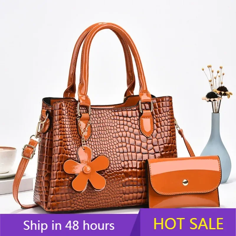 Women Shoulder Bags Luxury Designer High Quality Bright Leather Messenger Commuting Tote Bag Large Handbag Purses for Female
Women Shoulder Bags Luxury Designer High Quality Bright Leather Messenger Commuting Tote Bag Large Handbag Purses for Female