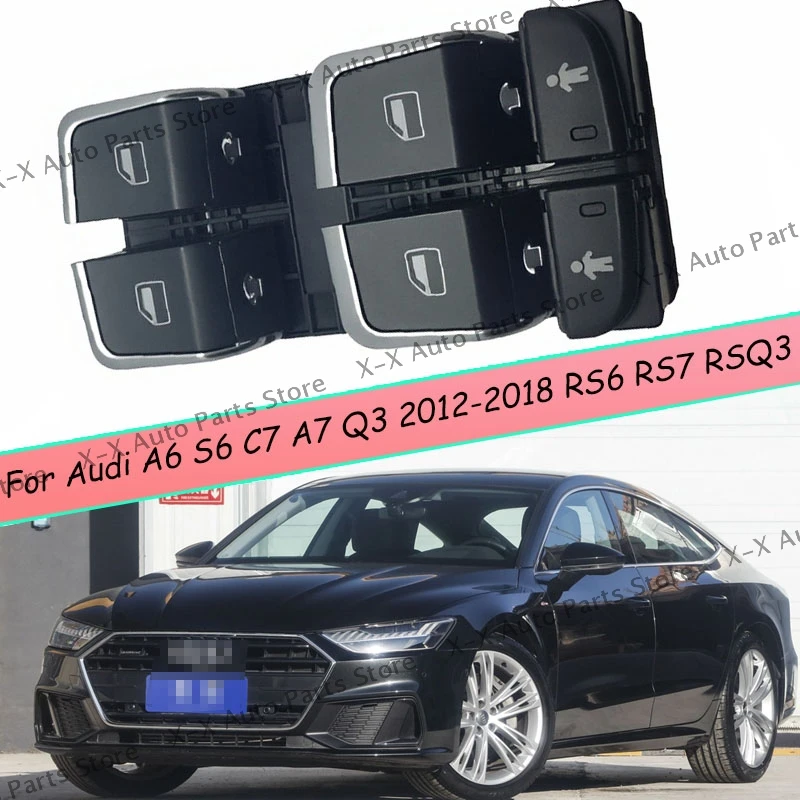 For Audi A6 S6 C7 A7 Q3 2012 2013 2014-2018 RS6 RS7 RSQ3 OEM 4G0959851 Left Front Electric Window Regulator Switch Button
For Audi A6 S6 C7 A7 Q3 2012 2013 2014-2018 RS6 RS7 RSQ3 OEM 4G0959851 Left Front Electric Window Regulator Switch Button