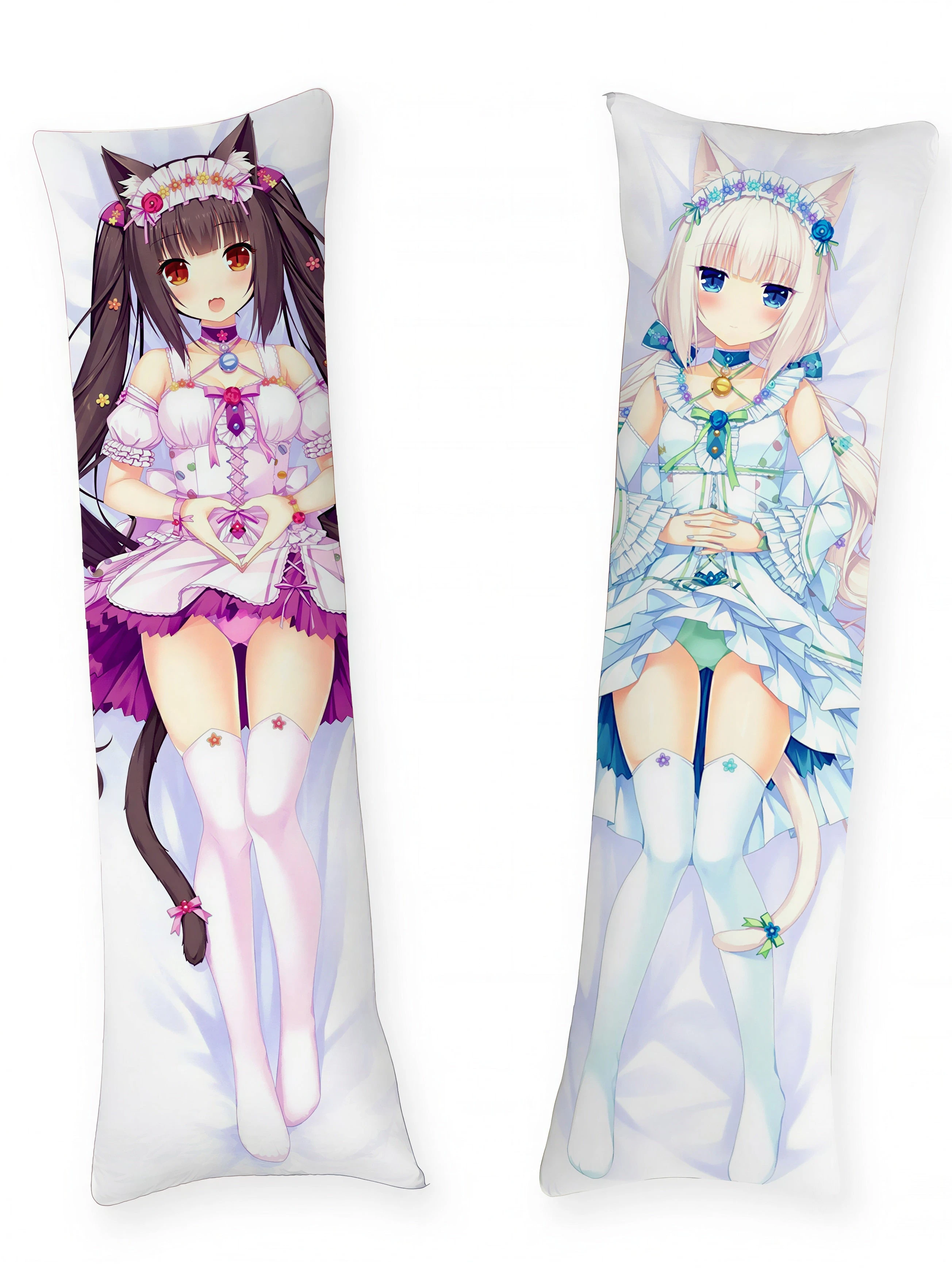 NEKOPARA Chocola & Vanilla Dakimakura Pillow Cover, Anime Cat Girl Body Pillow Case
NEKOPARA Chocola & Vanilla Dakimakura Pillow Cover, Anime Cat Girl Body Pillow Case