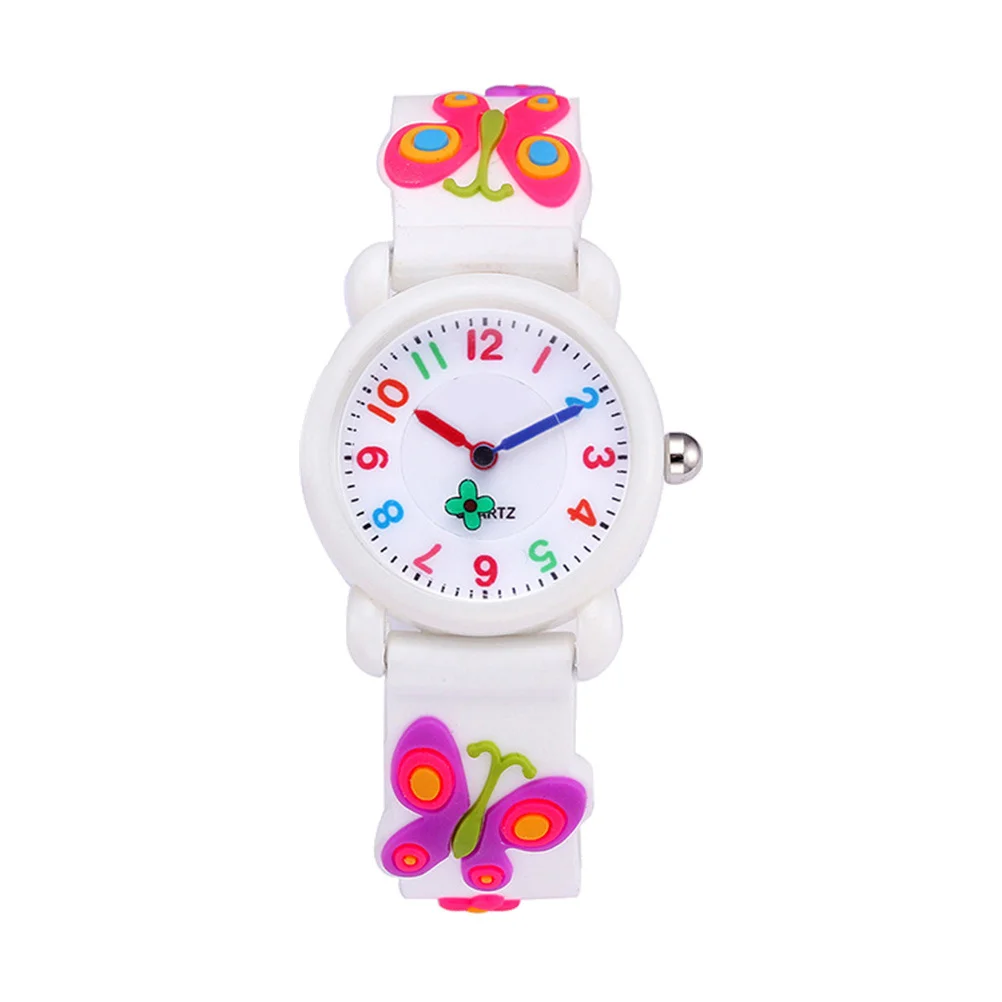 3D Cartoon Watch Quartz Watch Silicone Rubber Strap Wrist Watch Student Time Clock Wristwatch for (White)
3D Cartoon Watch Quartz Watch Silicone Rubber Strap Wrist Watch Student Time Clock Wristwatch for (White)