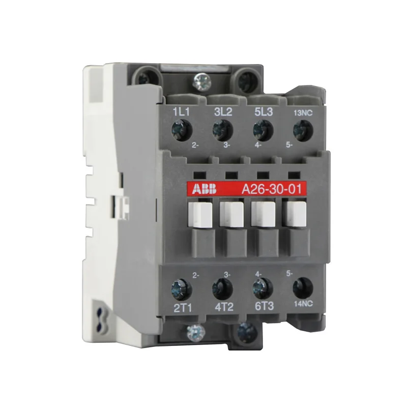 Контактор переменного тока A26-30-01 A30-30-01 A40-30-01 220V380V110V24V26A30A40AMain contact3NOAuxiliary contact1NO или 1NC
Контактор переменного тока A26-30-01 A30-30-01 A40-30-01 220V380V110V24V26A30A40AMain contact3NOAuxiliary contact1NO или 1NC
