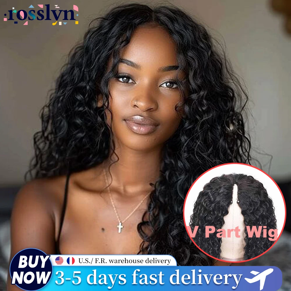 200% Density Kinky Curly V Part Wig Human Hair No Leave Out Upgrade Deep Wave Curly V Shape Wig No Glue Clip In Half Wig For Women Wear And Go
200% Density Kinky Curly V Part Wig Human Hair No Leave Out Upgrade Deep Wave Curly V Shape Wig No Glue Clip In Half Wig For Women Wear And Go