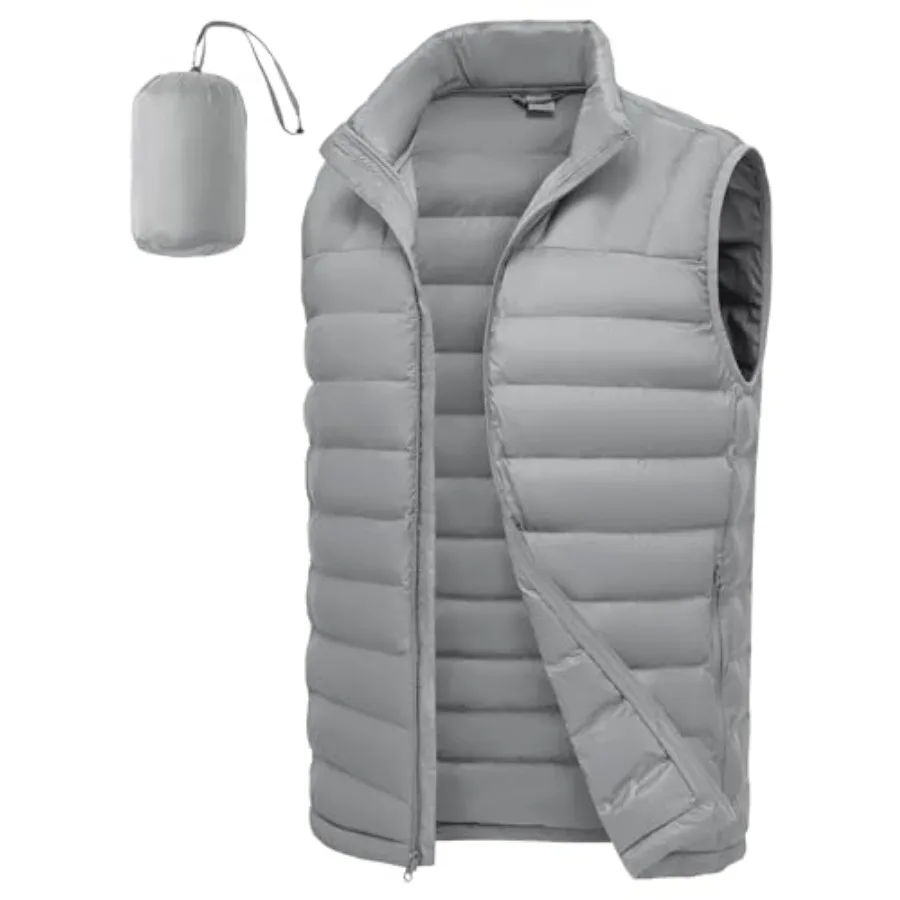 TBMPOY Men's Lightweight Packable Puffer Vest Sleeveless Puffy Outerwear Water-Resistant Bubble Jackets Work Casual Golf
TBMPOY Men's Lightweight Packable Puffer Vest Sleeveless Puffy Outerwear Water-Resistant Bubble Jackets Work Casual Golf