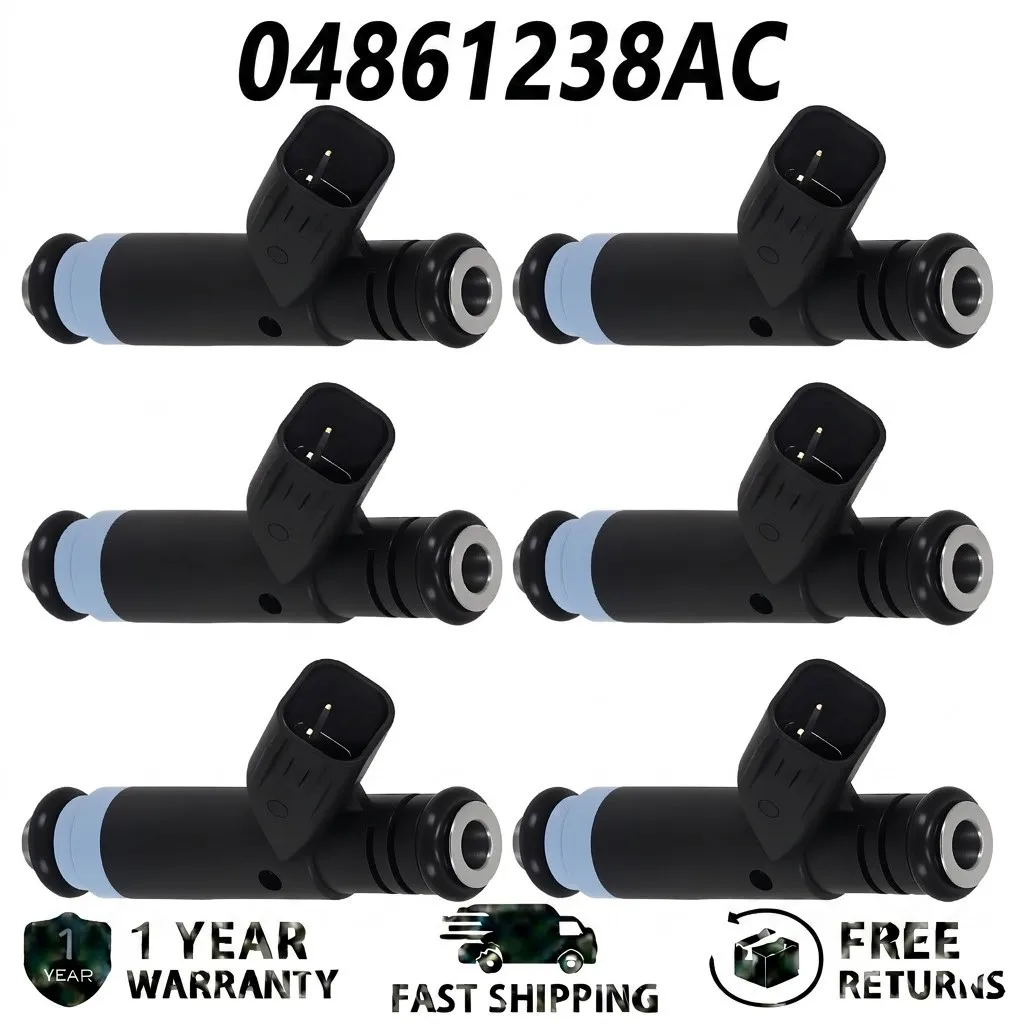 6Pcs Brand New Fuel Injectors 04861238AC For Chrysler Pacifica Town & Country Dodge Grand Caravan 3.8L V6 Engine Nozzle Kit
6Pcs Brand New Fuel Injectors 04861238AC For Chrysler Pacifica Town & Country Dodge Grand Caravan 3.8L V6 Engine Nozzle Kit