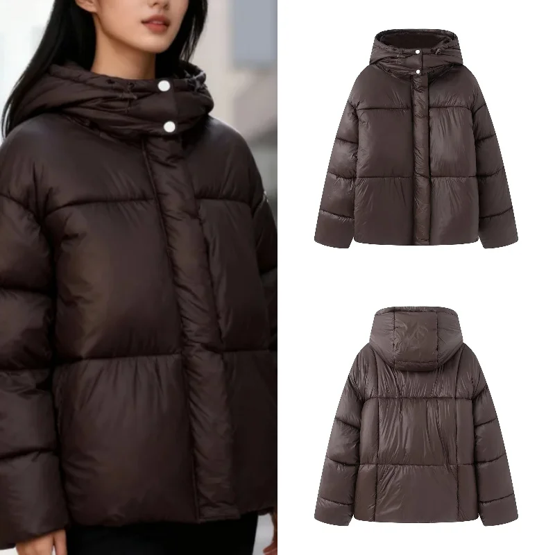 Осень/зима 2025 г., новая модная элегантная универсальная утолщенная хлопковая куртка в европейском и американском стиле с воротником-стойкой
Осень/зима 2025 г., новая модная элегантная универсальная утолщенная хлопковая куртка в европейском и американском стиле с воротником-стойкой