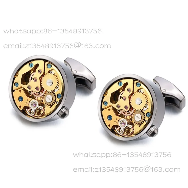 High-end French Cufflinks Mechanical Movement Cufflinks Men's Novel Design Light Luxury Shirt Shirt Cuff Buckle Gift
High-end French Cufflinks Mechanical Movement Cufflinks Men's Novel Design Light Luxury Shirt Shirt Cuff Buckle Gift