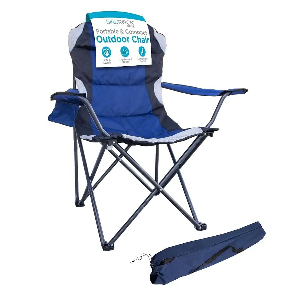 Padded Camping Folding Chair - Comfortable Outdoor Sports Chairs W/Cup Holder, Portable Carry Bag - For Beach, Park, Soccer,
Padded Camping Folding Chair - Comfortable Outdoor Sports Chairs W/Cup Holder, Portable Carry Bag - For Beach, Park, Soccer,