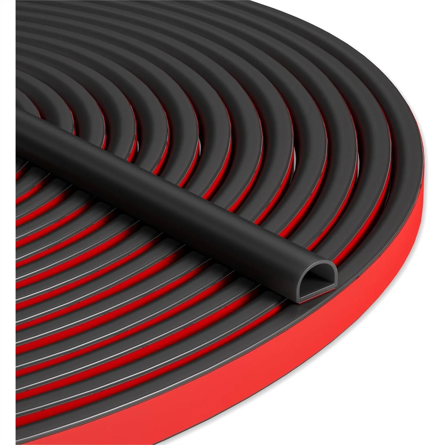 20FT Weather Stripping Door Seal - Self Adhesive Silicone D Shaped Seal Strip for Door Frame Gap Filler and Window Soundproofing
20FT Weather Stripping Door Seal - Self Adhesive Silicone D Shaped Seal Strip for Door Frame Gap Filler and Window Soundproofing