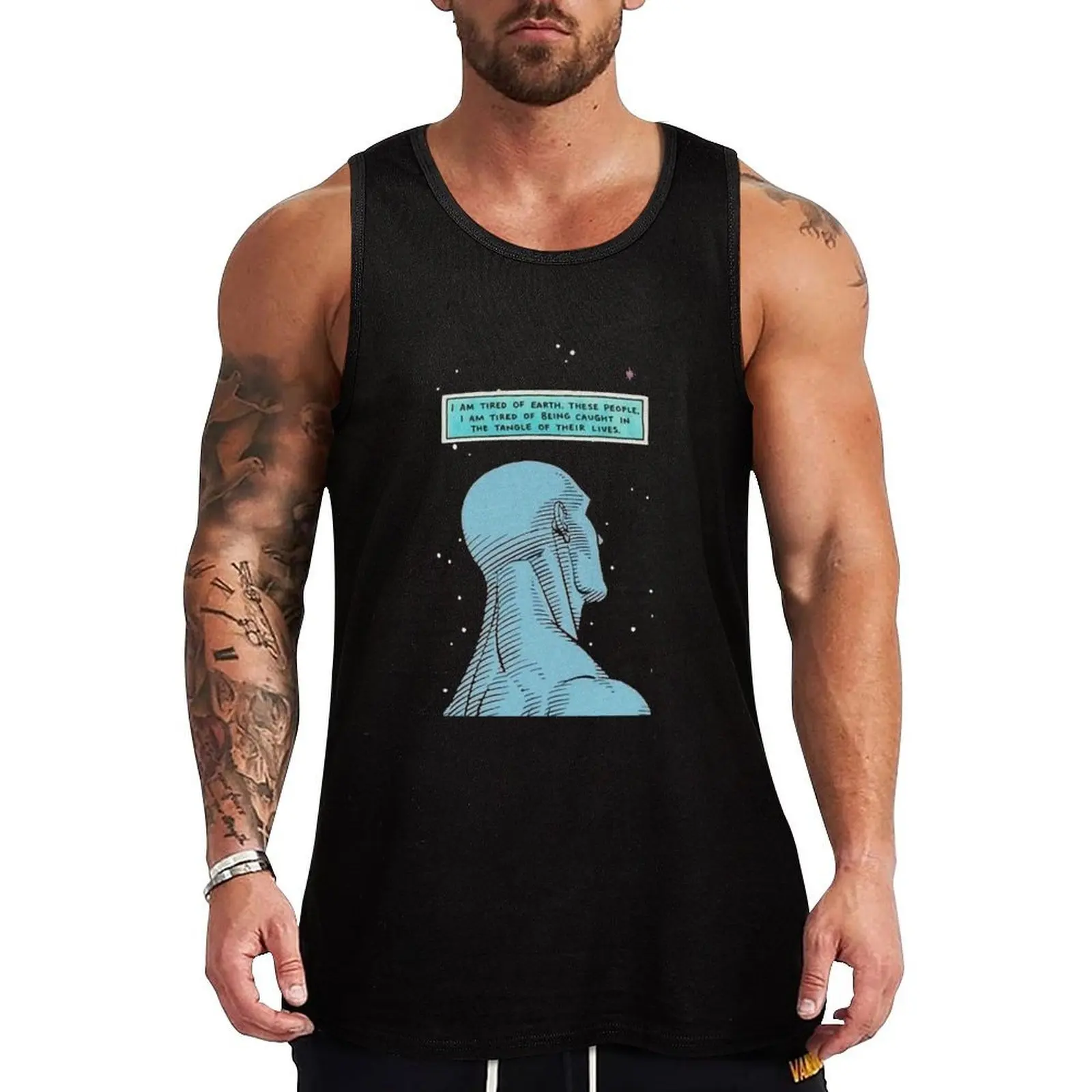Dr. Manhattan Essential Tank Top T-shirt men Men's gym clothing gym wear men Men's cotton t-shirt
Dr. Manhattan Essential Tank Top T-shirt men Men's gym clothing gym wear men Men's cotton t-shirt