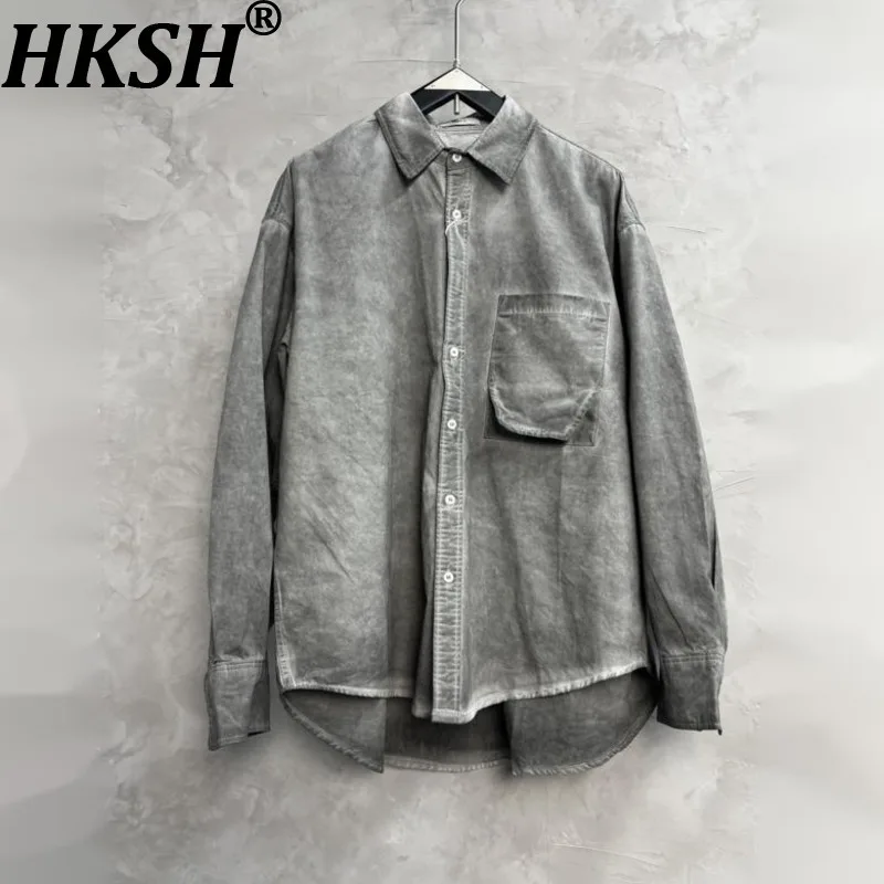 HKSH Autumn New Man Tide Waste Land Vintage Dyed Shirt Dark Fashion Trend Loose Ins Long Sleeve Shirts Jacket Casual Top HK11935
HKSH Autumn New Man Tide Waste Land Vintage Dyed Shirt Dark Fashion Trend Loose Ins Long Sleeve Shirts Jacket Casual Top HK11935