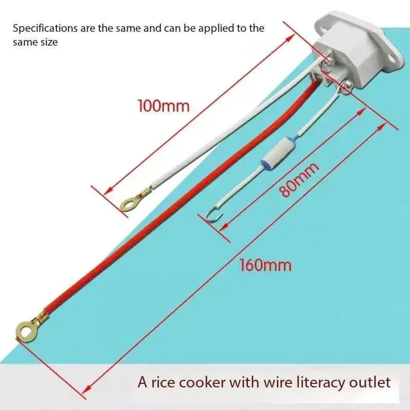 Electric rice cooker plug,multifunctional electric heating pot,electric frying pan,three hole pin mouth,power cord,socket s
Electric rice cooker plug,multifunctional electric heating pot,electric frying pan,three hole pin mouth,power cord,socket s