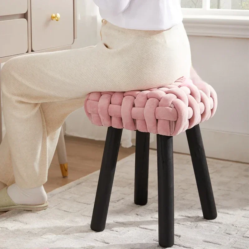 Nordic Solid Wood Makeup Stool Velvet Woven Soft Seat Light Luxury Dressing High Longue Harajuku Wind Red Small Chair Best Sell
Nordic Solid Wood Makeup Stool Velvet Woven Soft Seat Light Luxury Dressing High Longue Harajuku Wind Red Small Chair Best Sell