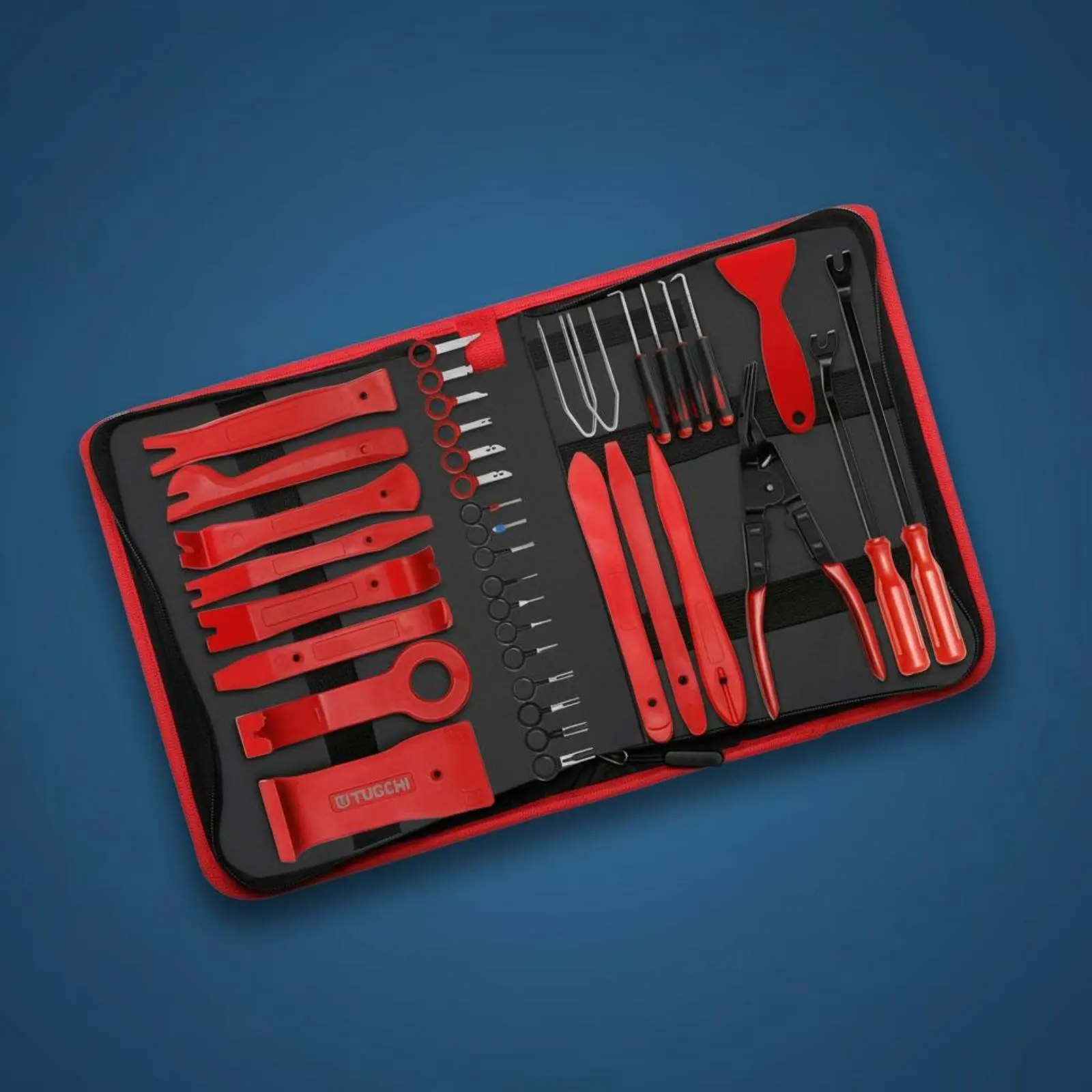 Car Door Panel Pry Tool Set Multi-Piece Car Trim Removal Kit Vehicle Trim Removal Tool Kit Easy to Use Interior Clip Remover Set
Car Door Panel Pry Tool Set Multi-Piece Car Trim Removal Kit Vehicle Trim Removal Tool Kit Easy to Use Interior Clip Remover Set