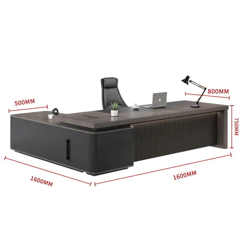 President's boss table desk, simple and modern office, 1.6-meter boss table in the general manager's room
President's boss table desk, simple and modern office, 1.6-meter boss table in the general manager's room