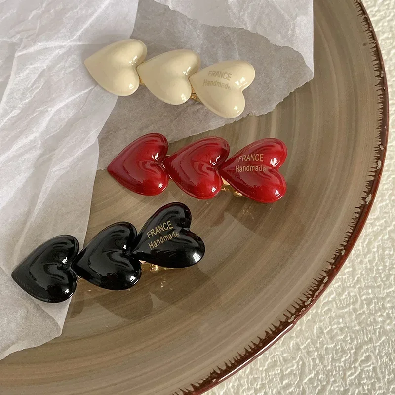 Super Cute Sweet Heart Duckbill Clip Fashion Lovely Women Girls Bangs Side Hairpin Korean Simple Metal Hair Styling Accessories
Super Cute Sweet Heart Duckbill Clip Fashion Lovely Women Girls Bangs Side Hairpin Korean Simple Metal Hair Styling Accessories