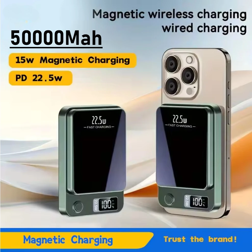50000mAh Ultra-large Capacity Fast Charging Xiaomi Magnetic Wireless Power Bank 22.5w Portable Type C Mini Power Bank for Ipho
50000mAh Ultra-large Capacity Fast Charging Xiaomi Magnetic Wireless Power Bank 22.5w Portable Type C Mini Power Bank for Ipho