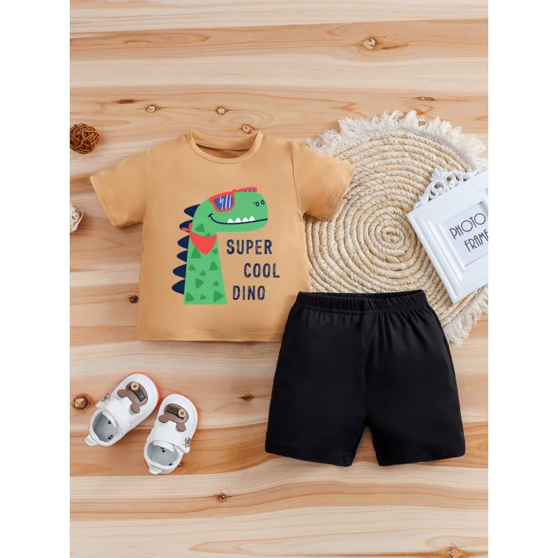 IURNXB 2PCS Children Clothes Set Super Cool Dinosaur Short Sleeve Top+Shorts Outfits Little Boys Kids Playsuits Casual Wear 1-6Y
IURNXB 2PCS Children Clothes Set Super Cool Dinosaur Short Sleeve Top+Shorts Outfits Little Boys Kids Playsuits Casual Wear 1-6Y