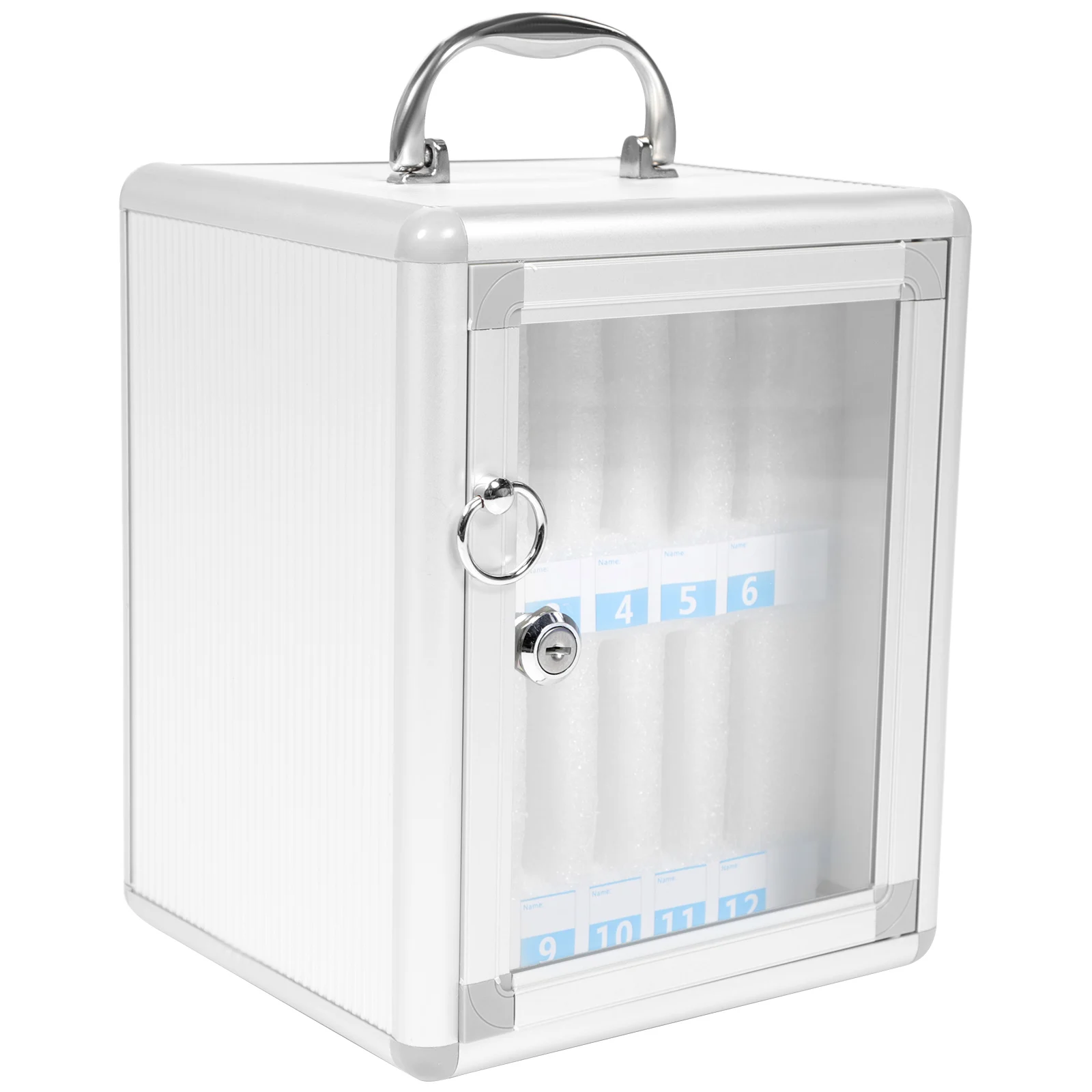 Mobile Phone Storage Cabinet 12 Slots Aluminum Fiberboard Waterproof ganizer Safe Lock Cell Phones Storage Box
Mobile Phone Storage Cabinet 12 Slots Aluminum Fiberboard Waterproof ganizer Safe Lock Cell Phones Storage Box
