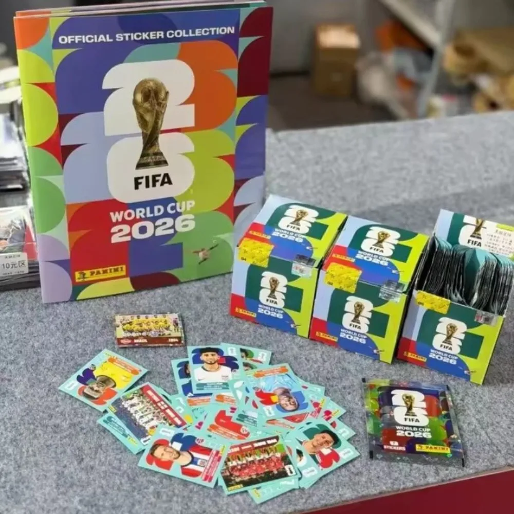 Panini 2026 World Cup Collectible Stickers Pack Official Football Sports Souvenir Trading Sticker for Fan Collection
Panini 2026 World Cup Collectible Stickers Pack Official Football Sports Souvenir Trading Sticker for Fan Collection
