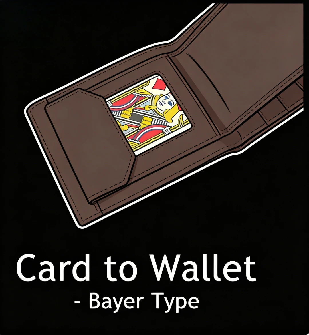 Magic Tricks Card to Wallet, Bayer Type - Hip Signed Card Appearing in Wallet Magia Close Up Street lllusions Gimmicks Mentalism
Magic Tricks Card to Wallet, Bayer Type - Hip Signed Card Appearing in Wallet Magia Close Up Street lllusions Gimmicks Mentalism