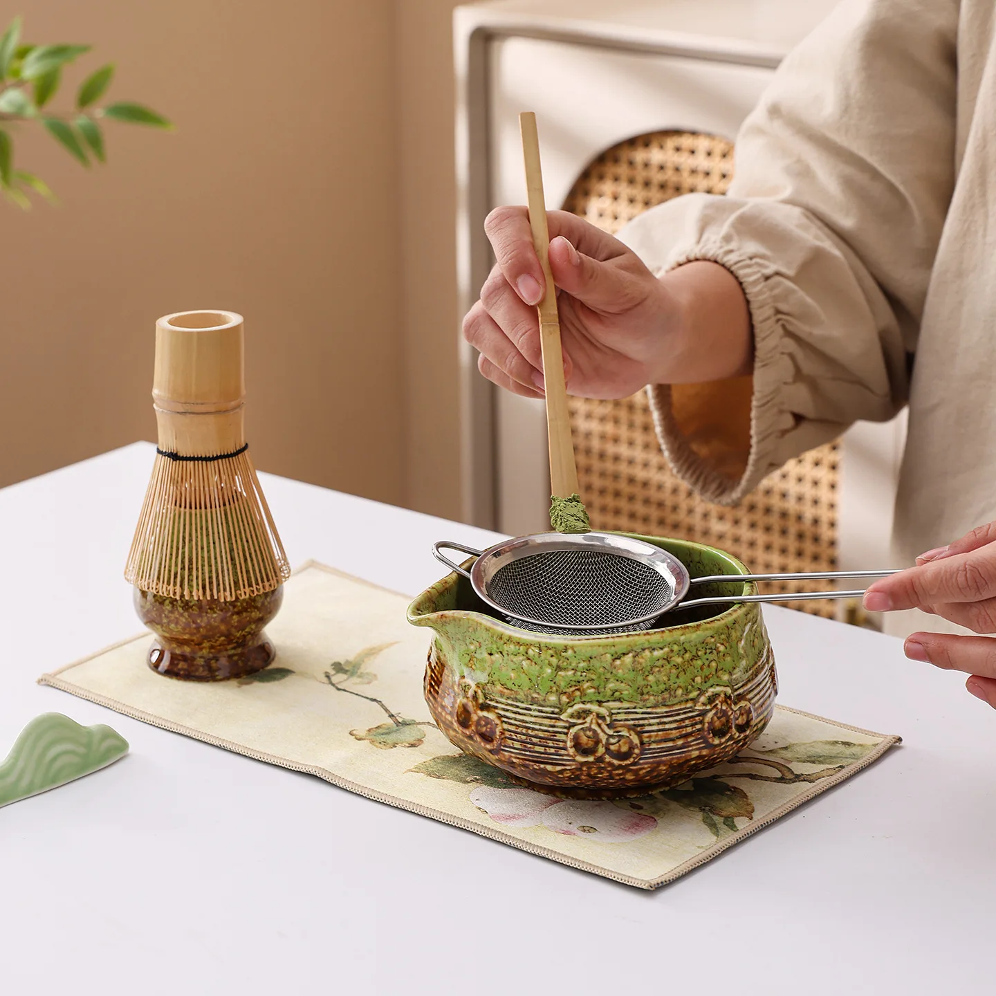 Chawan Matcha Bowl Kiln Baked Pattern Set Tea Whisk Bamboo Brush Song Dynasty Point
Chawan Matcha Bowl Kiln Baked Pattern Set Tea Whisk Bamboo Brush Song Dynasty Point