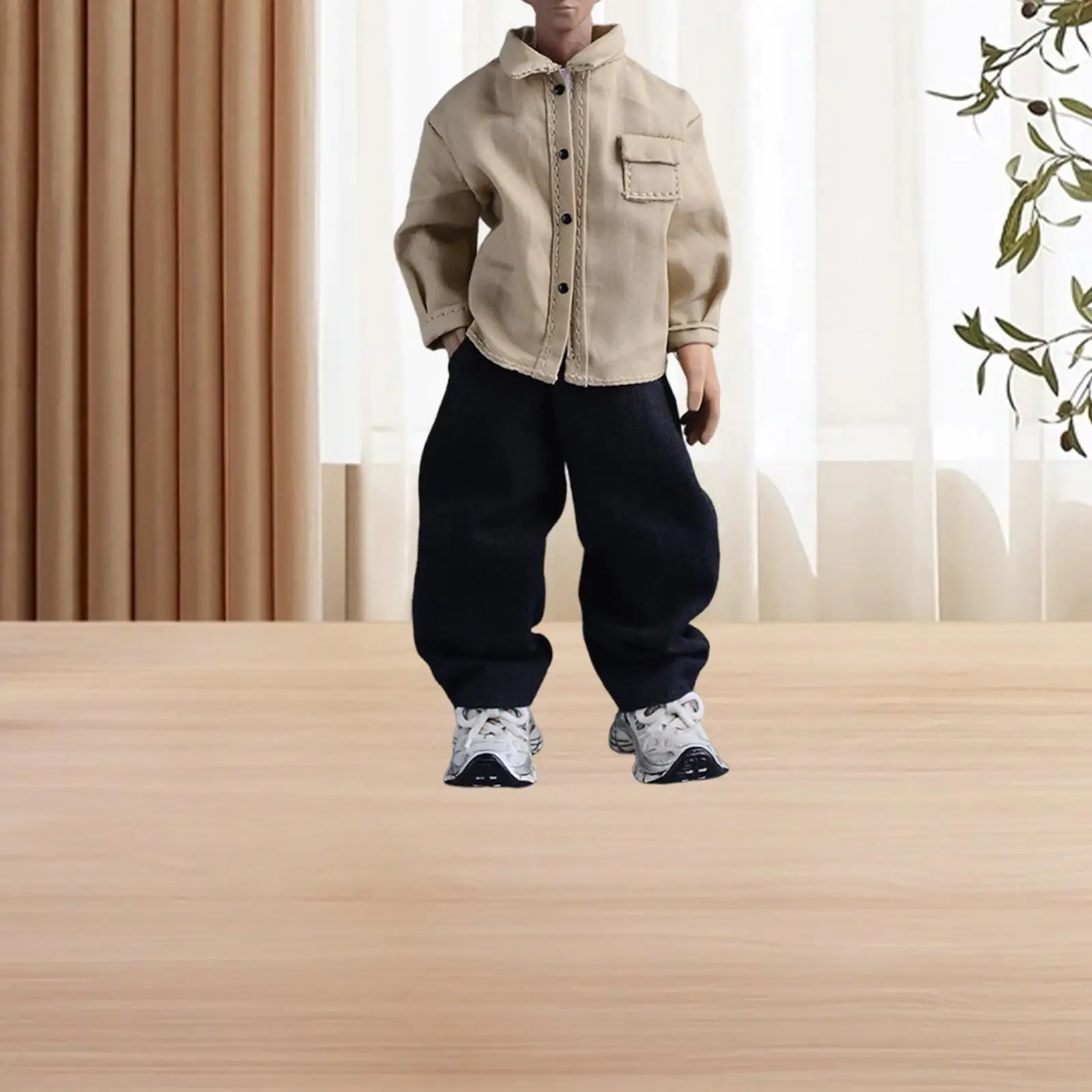 Миниатюрная одежда для 6-дюймовых мужских фигурок: комплект с рубашкой с длинным рукавом, аксессуары в масштабе 1:12 для нарядов фигурок.
Миниатюрная одежда для 6-дюймовых мужских фигурок: комплект с рубашкой с длинным рукавом, аксессуары в масштабе 1:12 для нарядов фигурок.