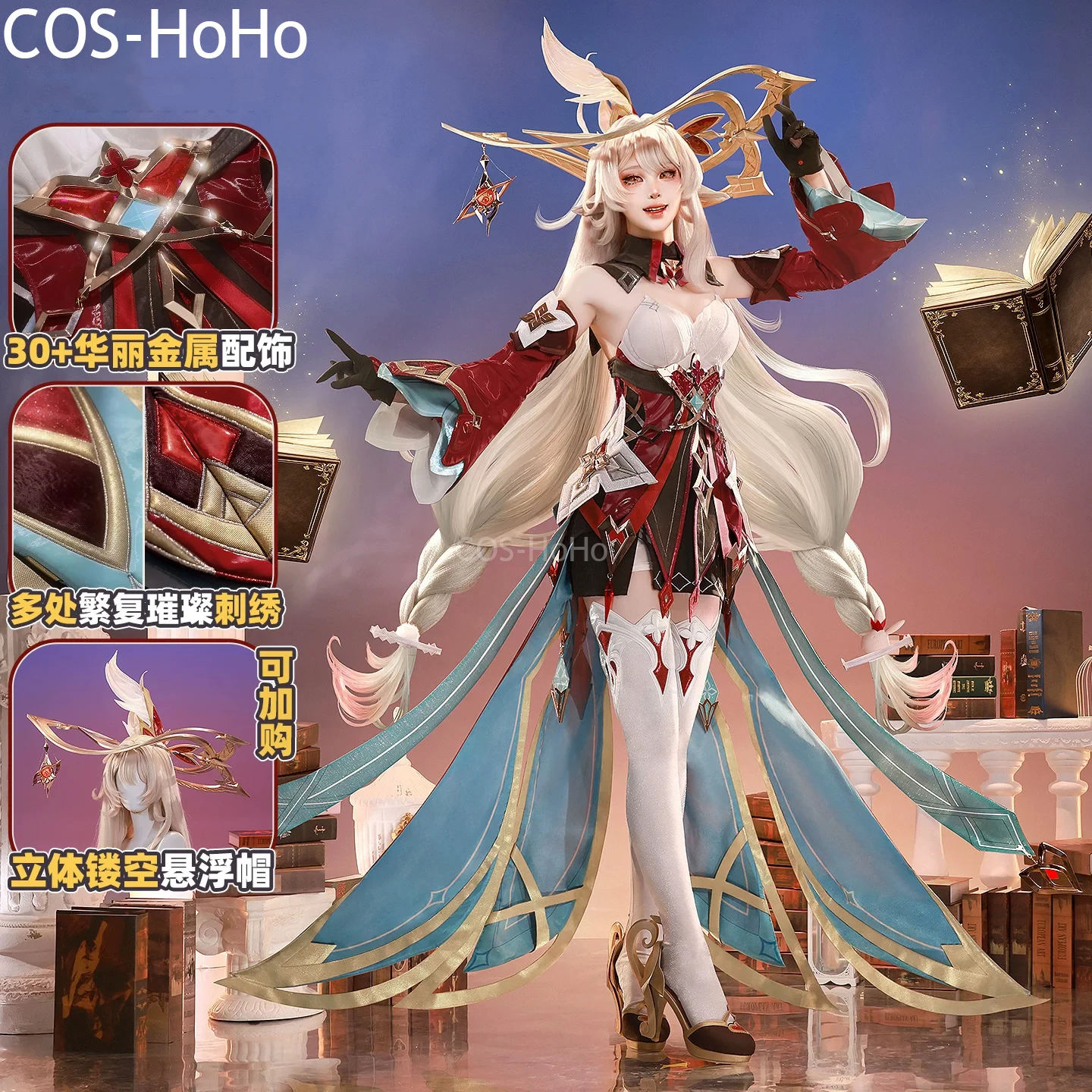 COS-HoHo Genshin Impact Alice Game Suit Elegant Lovely Dress Uniform Cosplay Costume Halloween Party Role Play Outfit Women
COS-HoHo Genshin Impact Alice Game Suit Elegant Lovely Dress Uniform Cosplay Costume Halloween Party Role Play Outfit Women