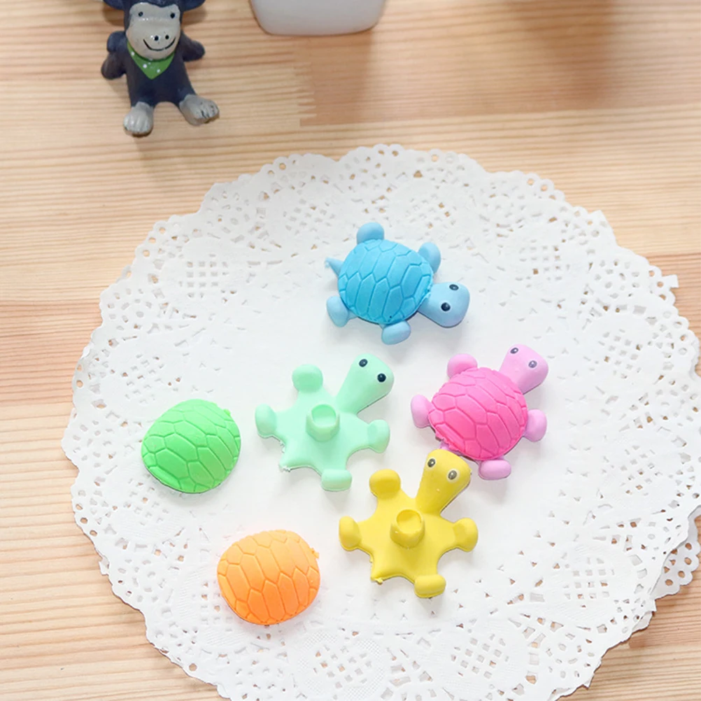 18 Pcs TPR Turtle Shaped Erasers Lovely Kids Writing Stationery Cartoon Gift for Students Children School Office Use
18 Pcs TPR Turtle Shaped Erasers Lovely Kids Writing Stationery Cartoon Gift for Students Children School Office Use