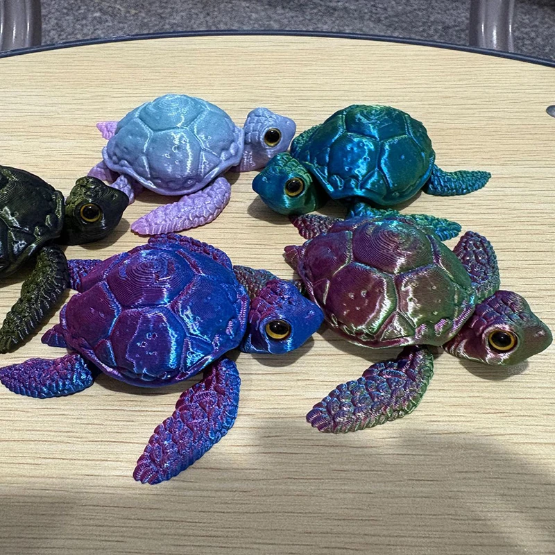 8.5CM 3D Printed Tortoise Toy Articulated Animal Figurine Safe Anti-Anxiety Fidget Toy For Kids Adults Birthday Gift Home Decor
8.5CM 3D Printed Tortoise Toy Articulated Animal Figurine Safe Anti-Anxiety Fidget Toy For Kids Adults Birthday Gift Home Decor