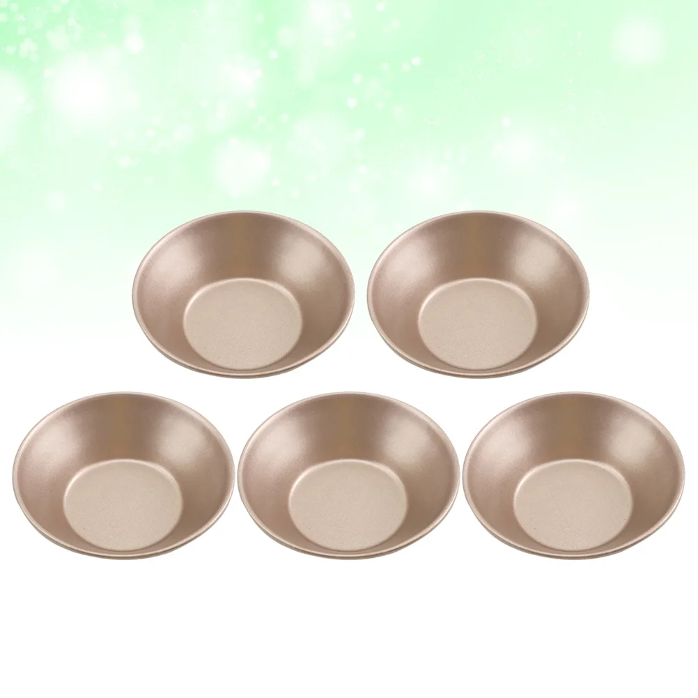 5pcs Round Thickened Nonstick Egg Tart Mold Baking Cupcake Muffin Tartlets Reusable Pans Cheesecake Pudding Souffle Tool Golden
5pcs Round Thickened Nonstick Egg Tart Mold Baking Cupcake Muffin Tartlets Reusable Pans Cheesecake Pudding Souffle Tool Golden
