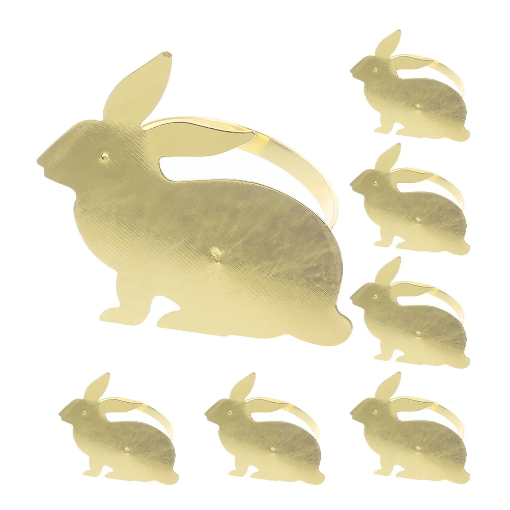 6Pcs Metal Rabbit Shaped Napkin Rings Zinc Alloy Decorative Buckles Bunny Design Easter Dining Table Napkin Holders
6Pcs Metal Rabbit Shaped Napkin Rings Zinc Alloy Decorative Buckles Bunny Design Easter Dining Table Napkin Holders