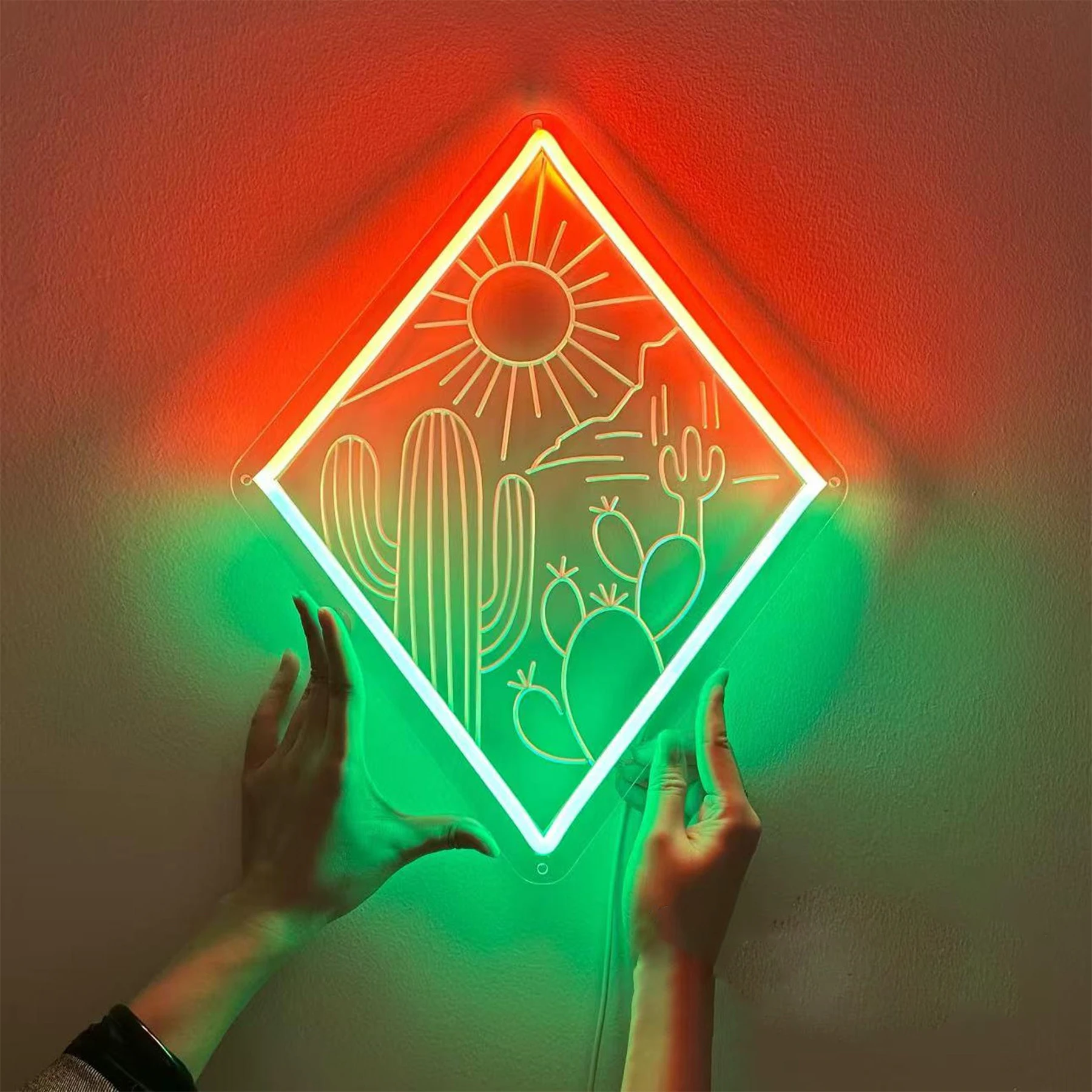 Cactus Neon Sign Southwest Room Wall Art Decor Arizona Cactus Sunset Sign Cactus Lover Gifts Western Cowboy Decor
Cactus Neon Sign Southwest Room Wall Art Decor Arizona Cactus Sunset Sign Cactus Lover Gifts Western Cowboy Decor