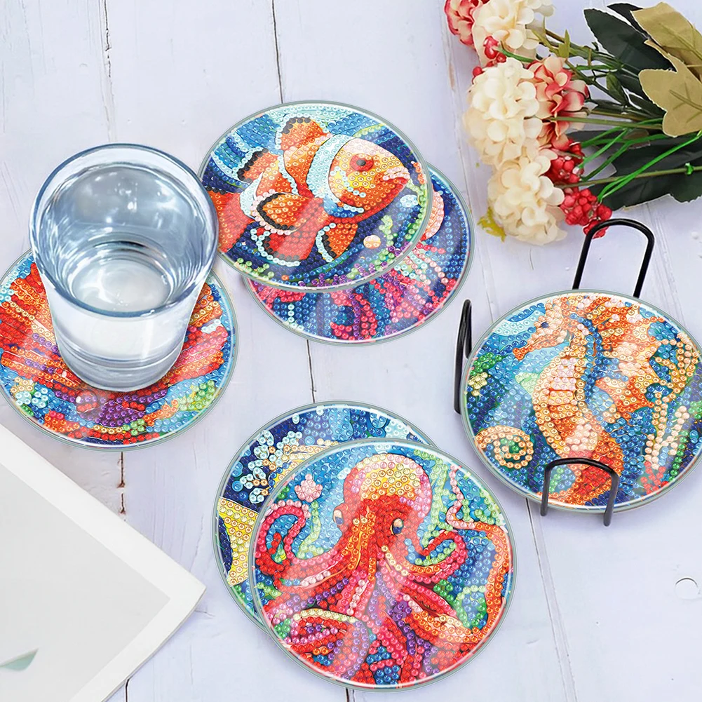 Diamond Painting Coasters Kits Home Decor DIY Creative Gifts Classic Style Acrylic Mandala and Animal Models
Diamond Painting Coasters Kits Home Decor DIY Creative Gifts Classic Style Acrylic Mandala and Animal Models