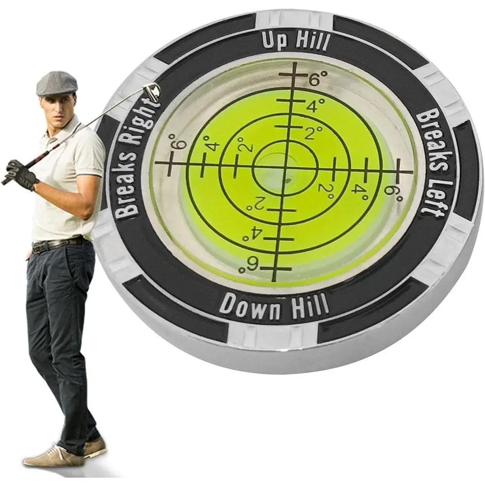 Round Golf Putt Green Reader Double Sided Transform Putting Golf Green Reading Aid Alloy Improved Accuracy Golf Putt Ball Marker
Round Golf Putt Green Reader Double Sided Transform Putting Golf Green Reading Aid Alloy Improved Accuracy Golf Putt Ball Marker