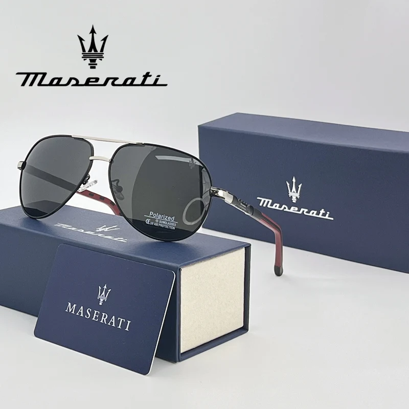 Новые поляризационные солнцезащитные очки MASERATI 2026 унисекс для мужчин и женщин, синие зеркальные, для вождения, люксовые пилотские очки, защита от УФ400, мужские очки
Новые поляризационные солнцезащитные очки MASERATI 2026 унисекс для мужчин и женщин, синие зеркальные, для вождения, люксовые пилотские очки, защита от УФ400, мужские очки