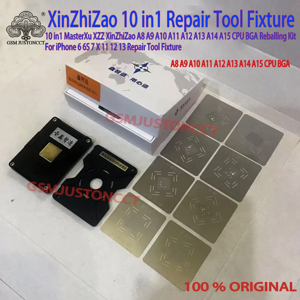 10 в 1, ремонтный набор инструментов MasterXu XZZ XinZhiZao A8A9 A10 A11 A12 A13 A14 A15 CPU BGA для iPhone 6 6S 7X11 12 13
10 в 1, ремонтный набор инструментов MasterXu XZZ XinZhiZao A8A9 A10 A11 A12 A13 A14 A15 CPU BGA для iPhone 6 6S 7X11 12 13