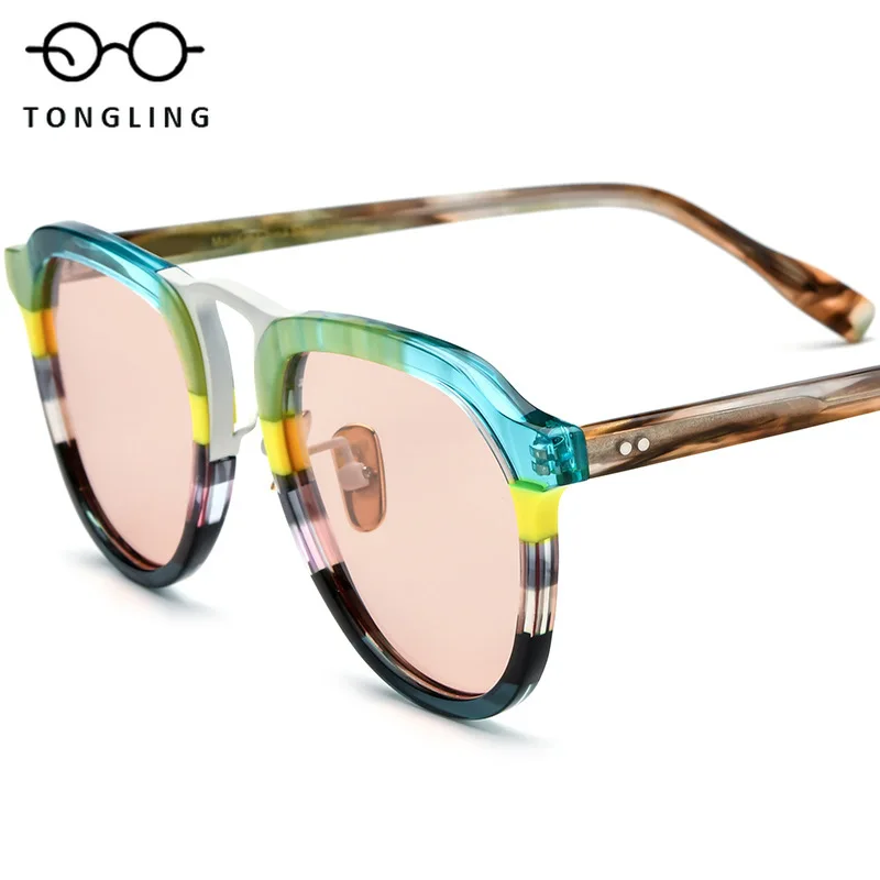 2025 New Two Tone Matte Acetate Sunglasses Retro Style Driving Glasses UV Protection Lightweight Trendy Design for Men Women
2025 New Two Tone Matte Acetate Sunglasses Retro Style Driving Glasses UV Protection Lightweight Trendy Design for Men Women