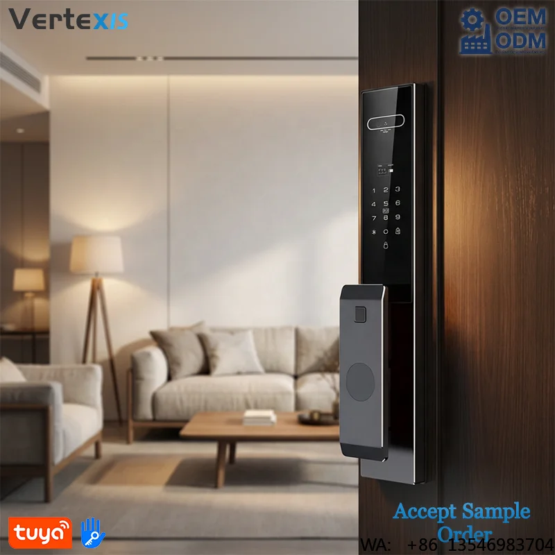 Vertexis Tuya Camera Smart Lock Real-Time Two-Way Talk Fingerprint Lock Video Doorbell Secure Home Access Aluminum
Vertexis Tuya Camera Smart Lock Real-Time Two-Way Talk Fingerprint Lock Video Doorbell Secure Home Access Aluminum