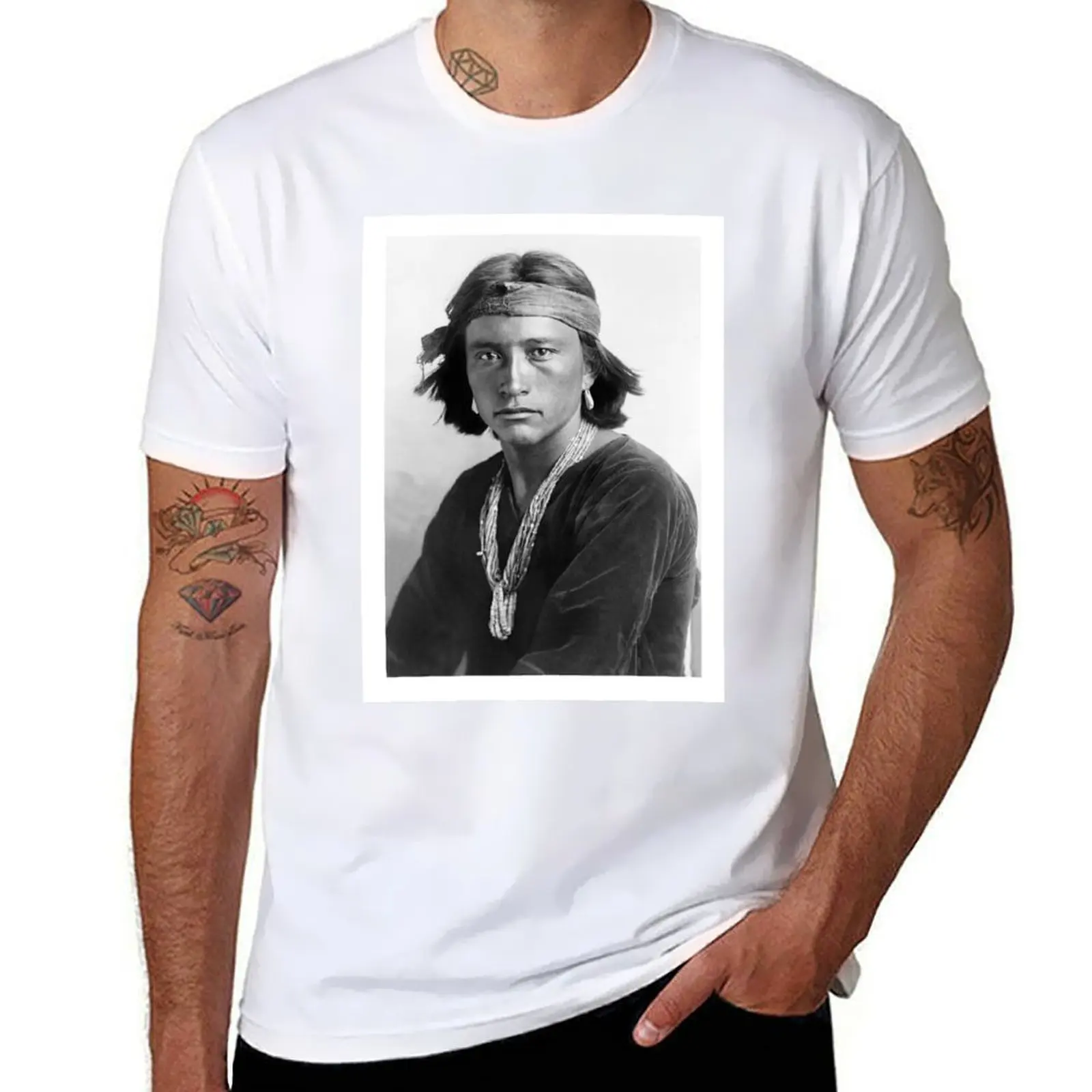 Navajo Boy by Karl Moon T-Shirt aesthetic clothes sweat vintage t shirts summer tops Men's t-shirts
Navajo Boy by Karl Moon T-Shirt aesthetic clothes sweat vintage t shirts summer tops Men's t-shirts