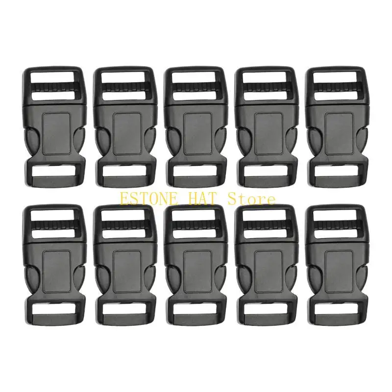 49MF 10 шт., пластиковые застежки-защелки, застежка для рюкзака, сменная пряжка для ремня
49MF 10 шт., пластиковые застежки-защелки, застежка для рюкзака, сменная пряжка для ремня