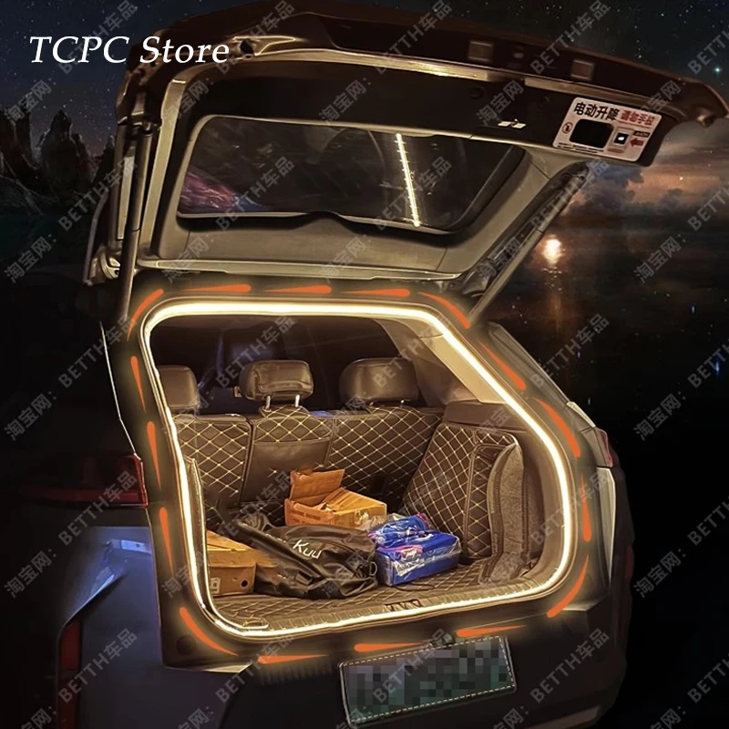 For MG HS LED Car Trunk Lighting Strip Induction Waterproof Soft Decorative Light with fleeting time LED Atmosphere Lamp
For MG HS LED Car Trunk Lighting Strip Induction Waterproof Soft Decorative Light with fleeting time LED Atmosphere Lamp