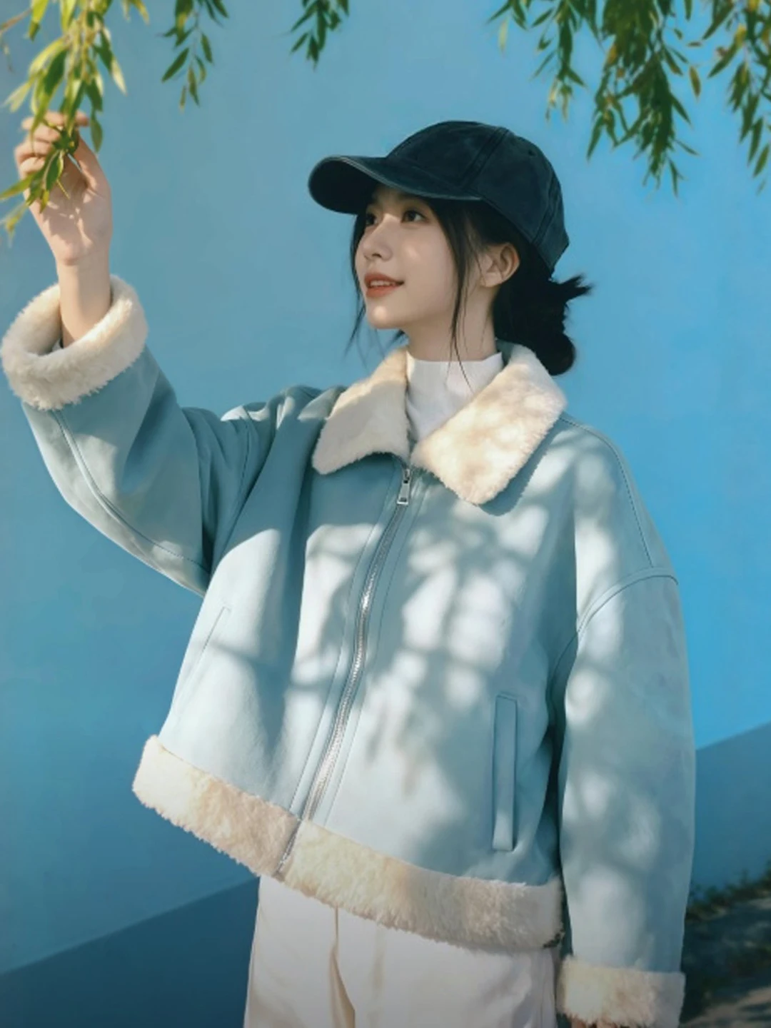 Retro Thi Warm ort Jaet Women's Faion Spring 2026 Zipper Closure Color Long Sve round Ne Top
Retro Thi Warm ort Jaet Women's Faion Spring 2026 Zipper Closure Color Long Sve round Ne Top