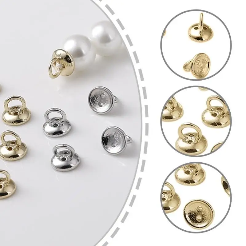 A52E Elegant Pearls Bead Clasp Ends Decorative Pearls Ends Connectors for Custom Jewelry and Garment Accessories
A52E Elegant Pearls Bead Clasp Ends Decorative Pearls Ends Connectors for Custom Jewelry and Garment Accessories