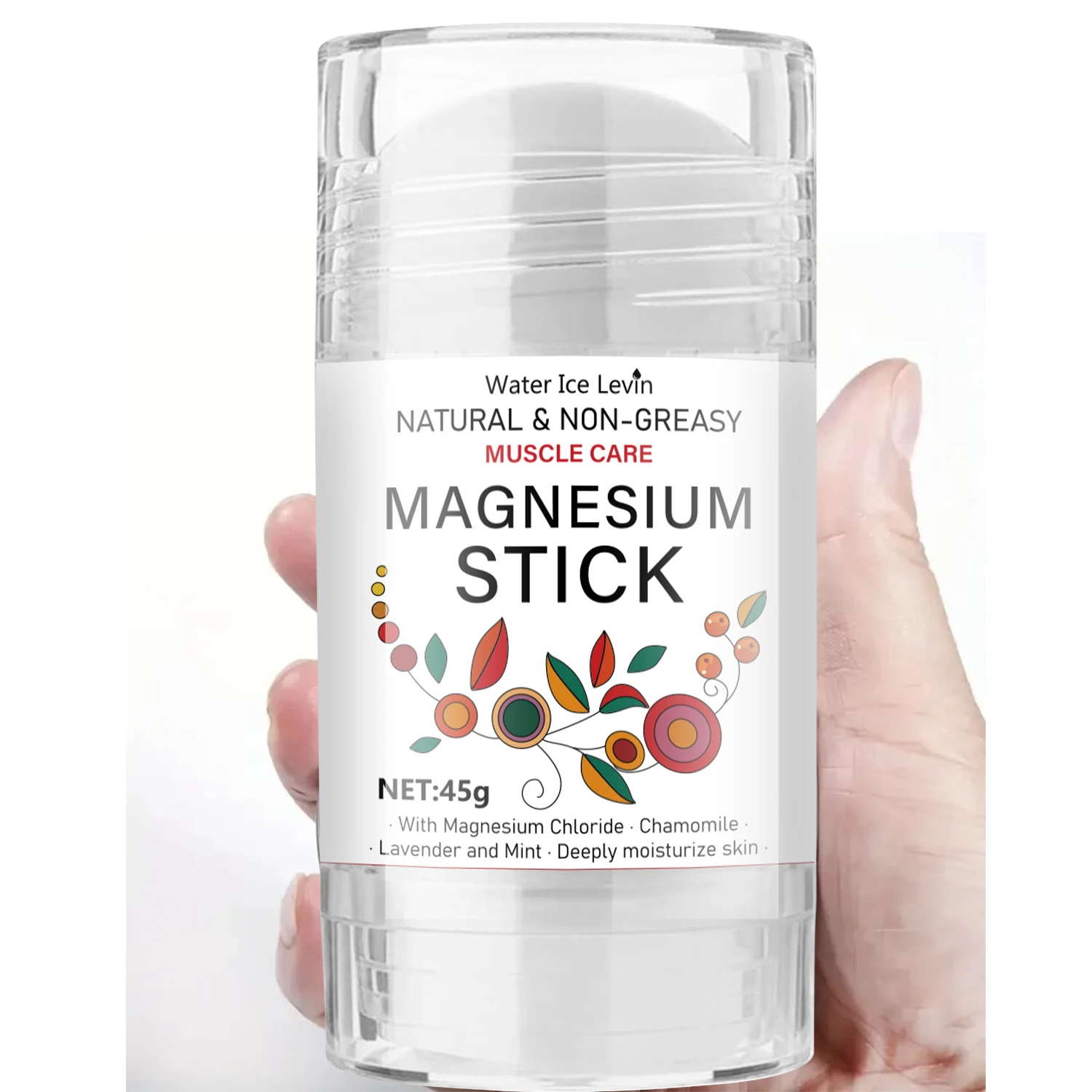 Magnesium Stick (Natural & Non-Greasy), Light Texture, Nourishes & Moisturizes Daily for Elastic Skin with Chamomile & Lavender
Magnesium Stick (Natural & Non-Greasy), Light Texture, Nourishes & Moisturizes Daily for Elastic Skin with Chamomile & Lavender