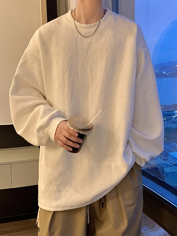 American Sle Heavyweight Hoodie Men's Spring Autumn Loose Long Sve round Ne Plaid T-irt Faionable Casual Wear
American Sle Heavyweight Hoodie Men's Spring Autumn Loose Long Sve round Ne Plaid T-irt Faionable Casual Wear