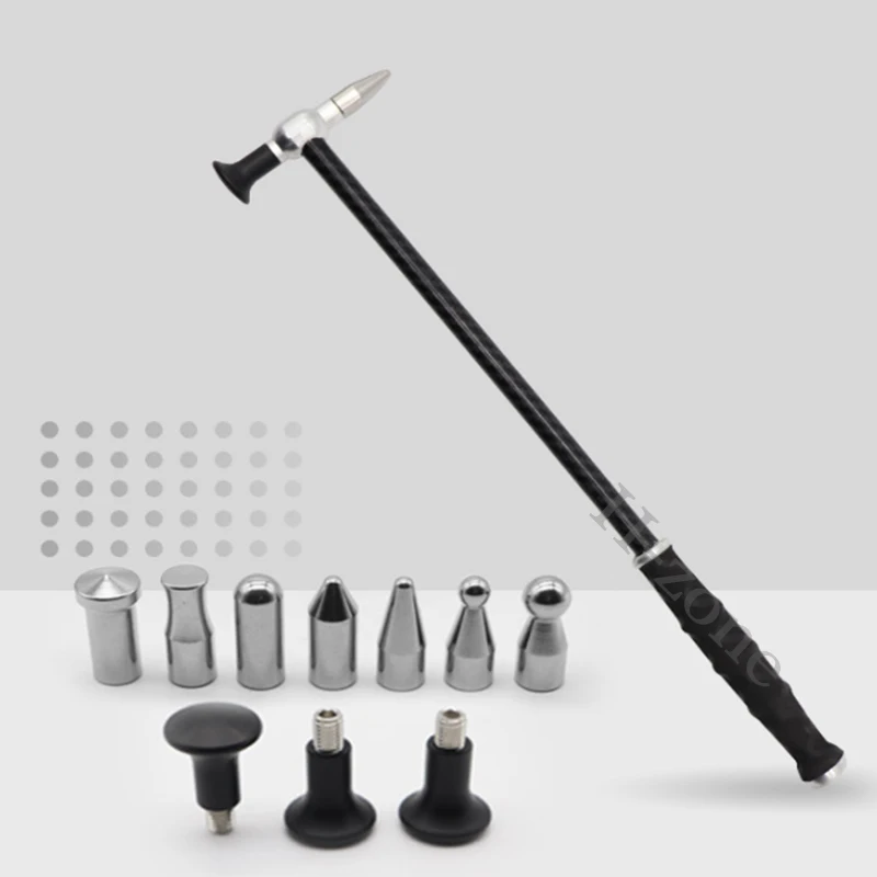 Car body dent repair hammer leveling tool seamless repair free sheet metal spray paint dent repair tool non-slip handle
Car body dent repair hammer leveling tool seamless repair free sheet metal spray paint dent repair tool non-slip handle
