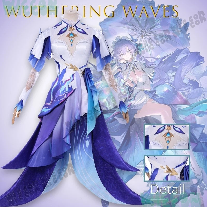 Костюм Нино Wuthering Waves, аниме-игра, ролевая игра, 5-звездочный резонатор, подшелушка, полный комплект для косплея 
Костюм Нино Wuthering Waves, аниме-игра, ролевая игра, 5-звездочный резонатор, подшелушка, полный комплект для косплея
